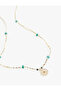 Beaded Long Necklace - 2
