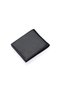 Genuine Leather Wallet with Multiple Card Slots and Double Coin Compartments - 2