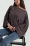 Cupral batwing sleeve blouse