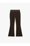 High-Waisted Spanish-Style Flared Pants with Belt Detail and Pockets - 3