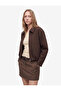 Comfortable Fit Zippered Pocket Polo Collar Bomber Sweatshirt - 2