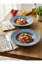 Delta Pasta Plate Matte Blue 2 Pieces 26 cm - 3