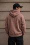Men's Winter 3-Strand Fleece Hooded Oversize Sweatshirt with Kangaroo Pocket - 3