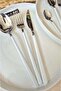 Steel 36 Piece White Cutlery Set for 6 People - 2