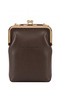 Women's Zippered Scholarship Stylish Gold Covered Long Strap Multi-Compartment Cross Shoulder Bag - 2
