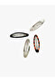 Oval Shaped 4-Piece Clip Buckle Set - 3