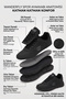 Elit Asens4349 Men's Classic Sneaker Black - 3