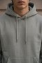 Men's Winter 3-Strand Fleece Hooded Oversize Sweatshirt with Kangaroo Pocket - 4