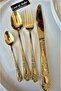 24 Piece San Marino Gold Cutlery Set for 6 People - 2