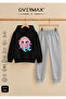 Mermaid Printed Hooded Tracksuit Set – Ages 3-12