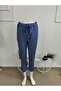 Women's high waist lace up leopard print modal pants - 4