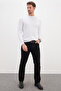Corded Crew Neck Knitwear Sweater - 3
