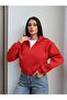 Zippered Mock Neck Fleece-Lined sweatshirt