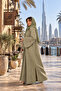 Pearl Linen Abaya – Elegant, Lightweight & Modest Long Dress for Women