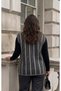Snowflake Pattern Colorful Steel Knitted Tricot Women's Vest - 3