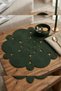 Christmas Emerald Green Roundy Round Cotton Rope Tablecloth, Christmas Centerpiece Tablecloth Table Decor - 6