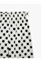 Bow-Tie Detailed Loose-Fit Cotton Polka Dot Poplin Shalwar Trousers - 6