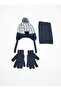 Kitti 4-8 Years Old Boys' Fleece-Lined Scarf, Beanie, Gloves 3-Piece Set - 2