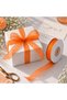 Organza Ribbon 2 cm 25 Yards 5'Li Package Colors Orange 1025 - 3