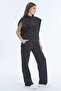 Women's Hooded Sleeveless Pocketed Wide Leg Two-Piece Set - 6