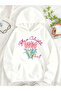 Unisex Women's Printed Hooded Kangaroo Pocket Comfortable Fit Regular Cut Sweatshirt - 2