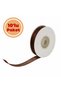 Organza Tulle Ribbon Brown 1 cm 225 Meters Ornament Decoration Bride Groom Dowry Bundle
