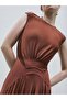 Drapeli Brown Long Dress - 5