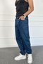 Navy Blue Baggy Fit Jean Denim Trousers