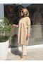 Merseerized Baklava Pattern Tunic Dark Stone - 2