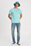 Luke Slim Fit Slim Fit Normal Waist Blue Stretchy Jeans Trousers - 2