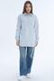 Women's Double Pocket Button Closure Ribbed Shirt - 3