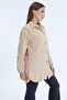 Women's Double Pocket Button Closure Ribbed Shirt - 3
