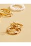 Women Gold Embellished Ring Set (14 Piece) - 3