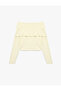 Viscose Blended Long Sleeve Off-Shoulder Blouse - 2