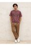 Crew Neck Short Sleeves Logo Print T-shirt - 2