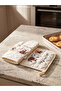 Lcw Home Mixed Printed Oven Mitts and Tongs - 3