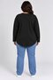 Women's Plus Size Crew Neck Long Sleeve Oval Hem Tunic T-Shirt Spr26Btk992 - 4