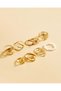 Women Gold Embellished Ring Set (14 Piece)