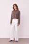 Pocketed Striped Shirt Brown - 2