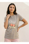 Youth Cotton T-shirt with Floral Print