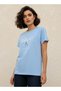 Youth Cotton T-shirt with Floral Bow Print