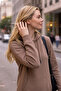 Women's Winter 3-Strand Fleece Hooded Oversize Sweatshirt with Kangaroo Pocket - 7