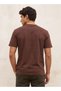 تي شيرت أساسي بقصة مريحة وياقة دائرية وأكمام قصيرة - 3