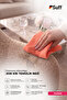 Lavender Microfiber Cloth Double-Sided Liquid Absorbent Sensitive Fabric and Surface Cloth 40X40 cm Orange - 2