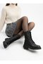 Artı-Artı20/Pt-1190 Genuine Leather Women's Daily Boots Black Boots - 4
