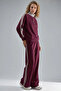 Soft Touch Modal Textured Zippered Collar Striped Wide Leg Two-Piece Set - 4