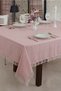 Kdk French Lace Carefree Tablecloth Pink
