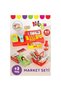 Toy Cash Register Niloya Supermarket Grocery Shopping Set 40 Pieces Educational Children's Play Set - 2