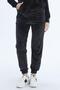 Women's Hooded Velvet Double Suit with Pocket Detail