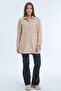 Women's Double Pocket Button Closure Ribbed Shirt